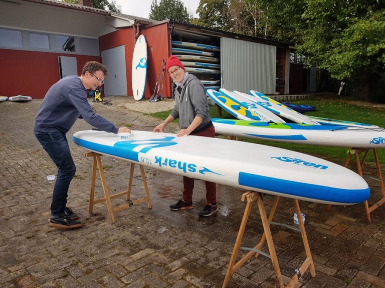 Stand up Paddler SUP in Oldenburg