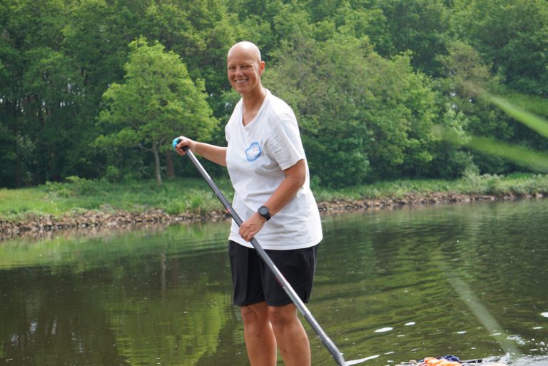 Stand up Paddler SUP in Oldenburg