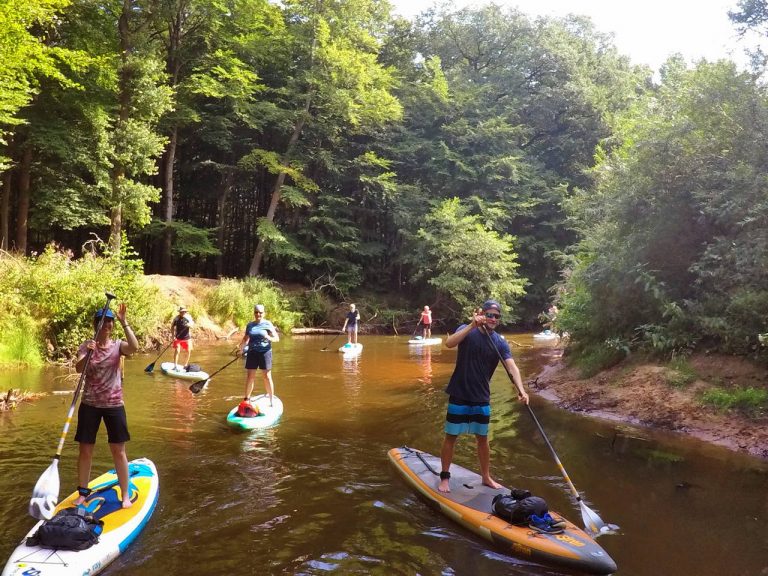 Stand up Paddler SUP in Oldenburg