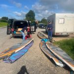 SUP Touren und Paddeln auf der Weser mit SUP Board: Harriersand
