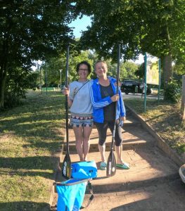 Kleine Hunte Tour mit Stand Up Paddler Oldenburg