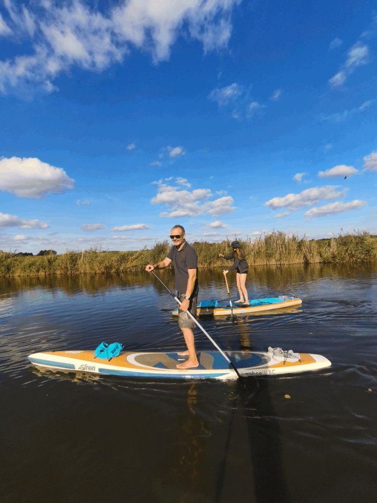 Sup Touring mit SIREN SUPsurfing Boards auf der Hunte in Norddeutschland stand-up-paddler.de